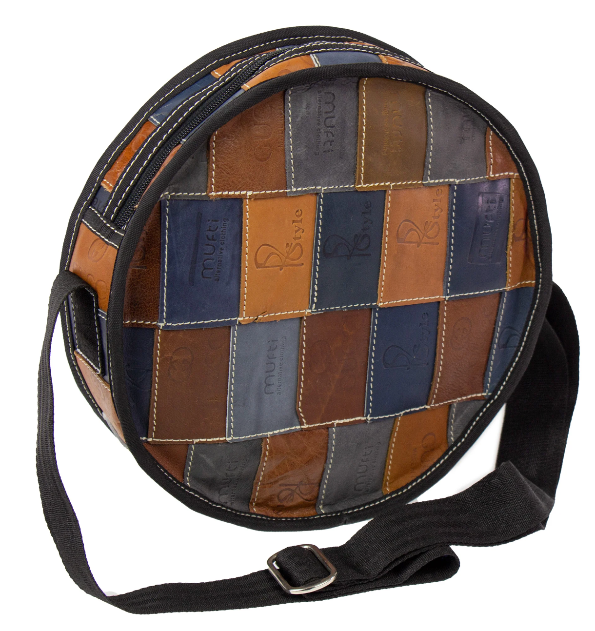 PNG Bag handbag brown blue.