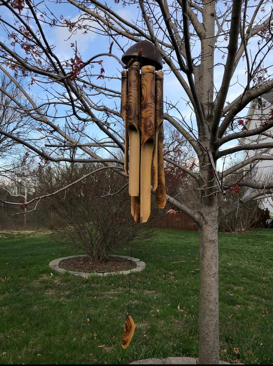 Gitzell FairTrade - Bamboo Wind Chime: Large