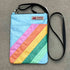Malia Designs - Mini Recycled Phone Crossbody Bag - Rainbow Stripes