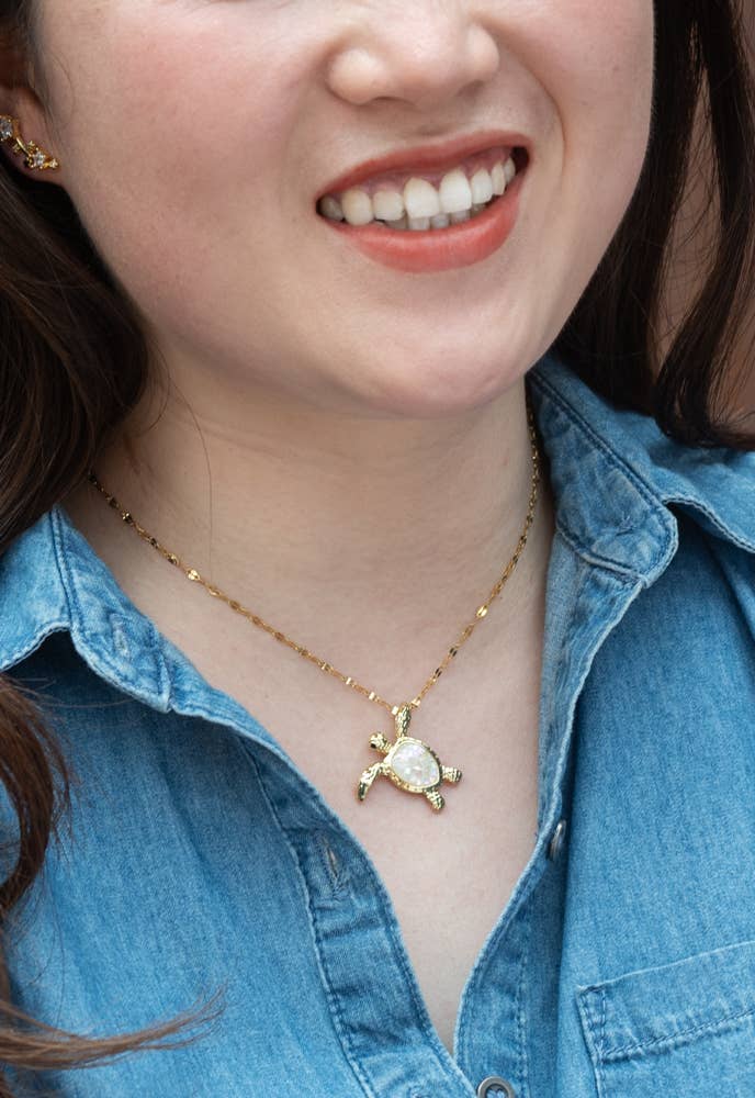 Starfish Project, Inc - Turtle Necklace in Mother of Pearl