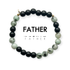 ETHICGOODS - 8mm Morse Code Bracelet Men's Extended Size | FATHER