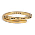 ETHICGOODS - CLASSIC GOLD Morse Code Ring - Stamped | DREAM