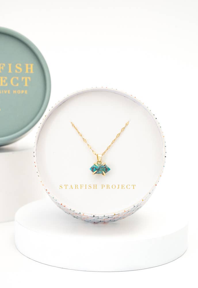 Starfish Project, Inc - Elevated Turquoise Necklace