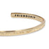 ETHICGOODS - CLASSIC GOLD Morse Code Cuff Bracelet - Stamped | FRIENDSHIP