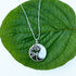 Women's Peace Collection - Mother-of-Pearl Dragonfly Circle Necklace - Sterling Silver, Indonesia
