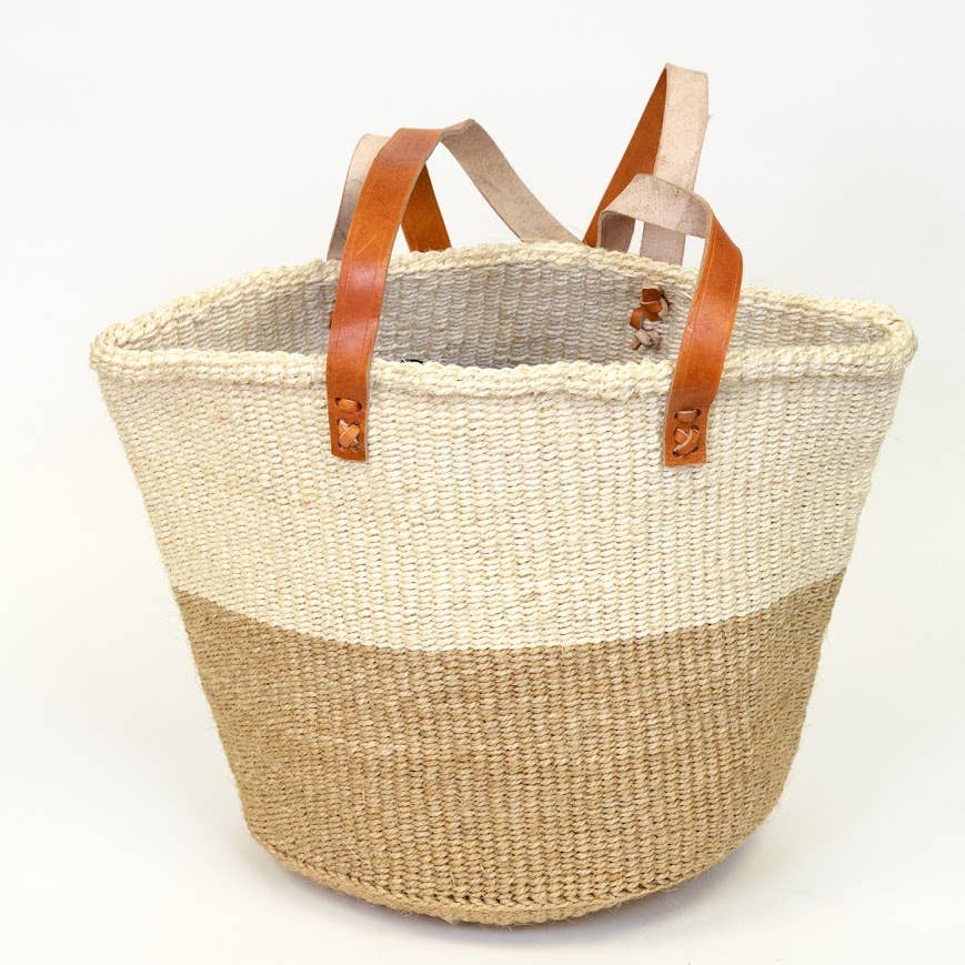 Gitzell FairTrade - Tote Bag / Wilma, long handle: Natural