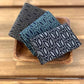 Malia Designs - Sustainable Cotton Canvas Card Holder - Black and Grey