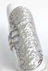 Costello International - Athena Goddess of Wisdom Hammered Silver Statement Ring