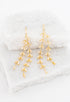 Starfish Project, Inc - Graceful Willow Zircon and Gold Dangle Earrings