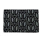 Malia Designs - Sustainable Cotton Canvas Card Holder - Black and Grey