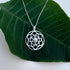 Women's Peace Collection - Mandala Pearl Necklace - Sterling Silver, Indonesia