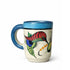 Upavim Crafts - Guatemalan Hand-Painted Hummingbird Ceramic Espresso Mug