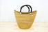Gitzell FairTrade - Tote Basket Bag, U-Shopper small natural