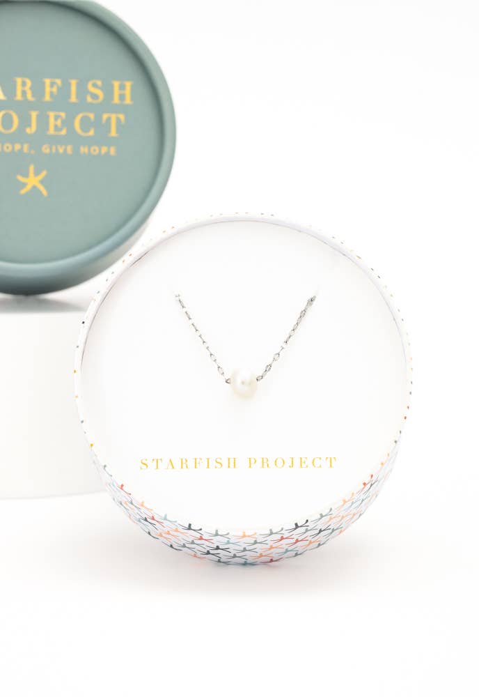 Starfish Project, Inc - Annie Silver Pearl Necklace