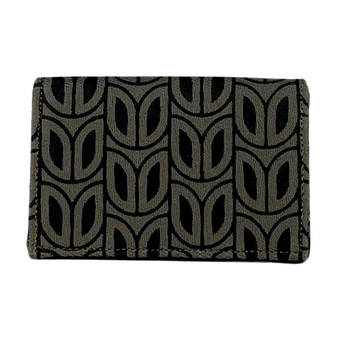 Malia Designs - Sustainable Cotton Canvas Card Holder - Black and Grey