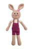 Plush Bunny Rattle: Pink