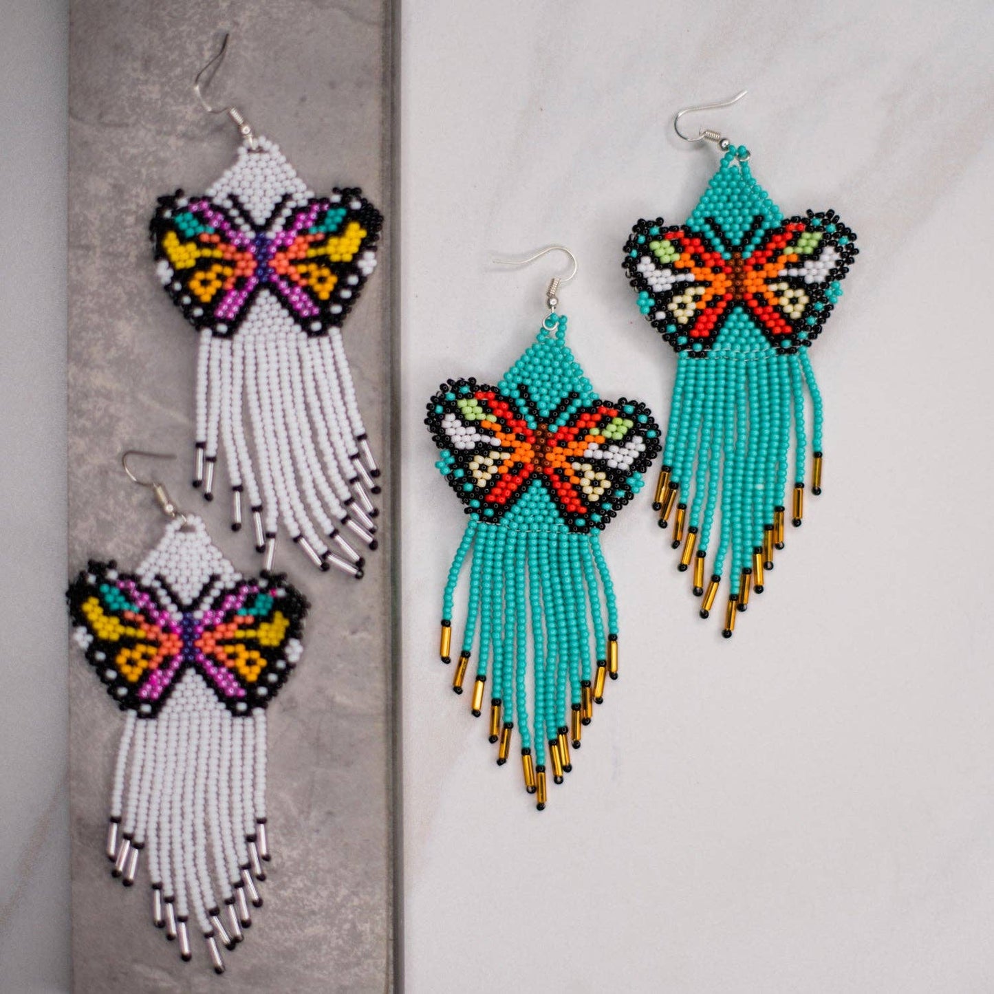 Buttterfly Fringe Earring