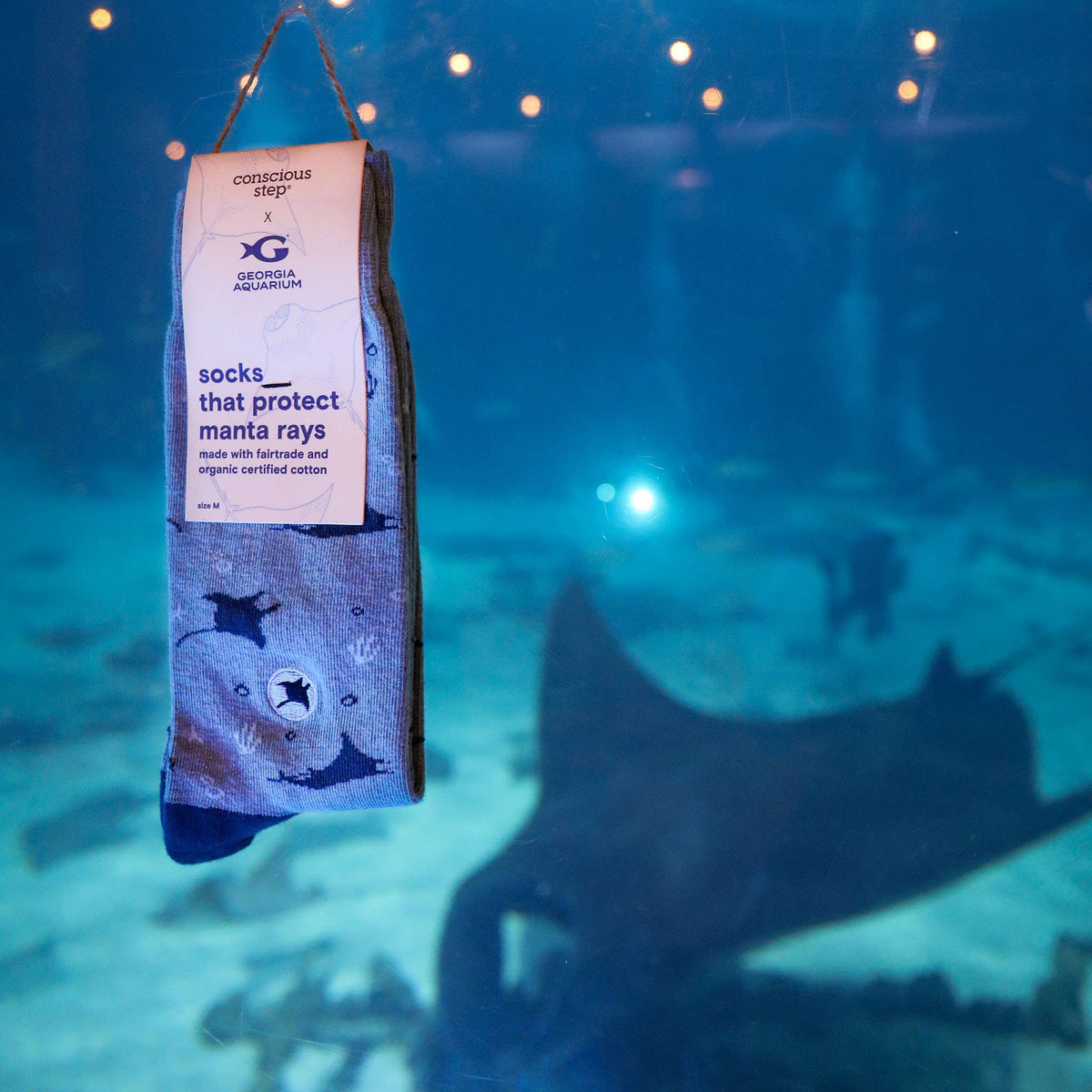 Conscious Step - Socks that Protect Manta Rays – CJ Gift Shoppe