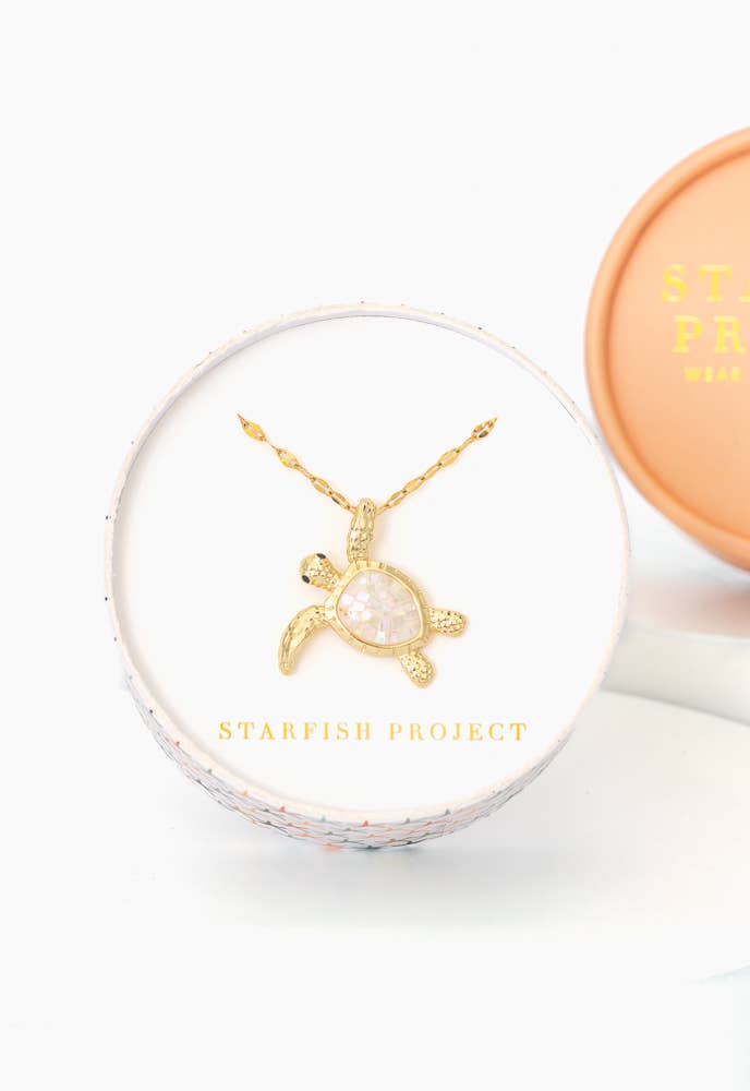 Starfish Project, Inc - Turtle Necklace in Mother of Pearl