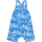 Romper: Bikes - Blue-Organic: 24M