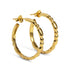 ETHICGOODS - CLASSIC GOLD Morse Code Earring | LOVE
