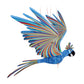 Tulia's Artisan Gallery - Blue Cockatiel Parrot Flying Bird Mobile