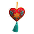 Melange Collection - Embroidered Heart Sachet, Red