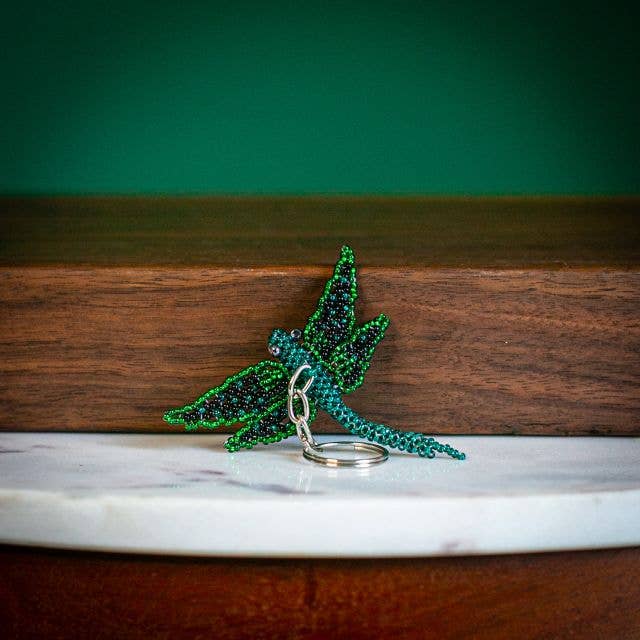 Dragonfly Beaded Keychains