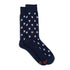 Conscious Step - Socks that Support Space Exploration (Navy Rocket Ships)