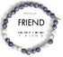 ETHICGOODS - 6mm Morse Code Bracelet | FRIEND