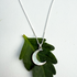 Women's Peace Collection - Mother-of-Pearl Moon Necklace - Sterling Silver, Indonesia