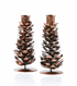 Pinecone Candle Holders-Set of 2