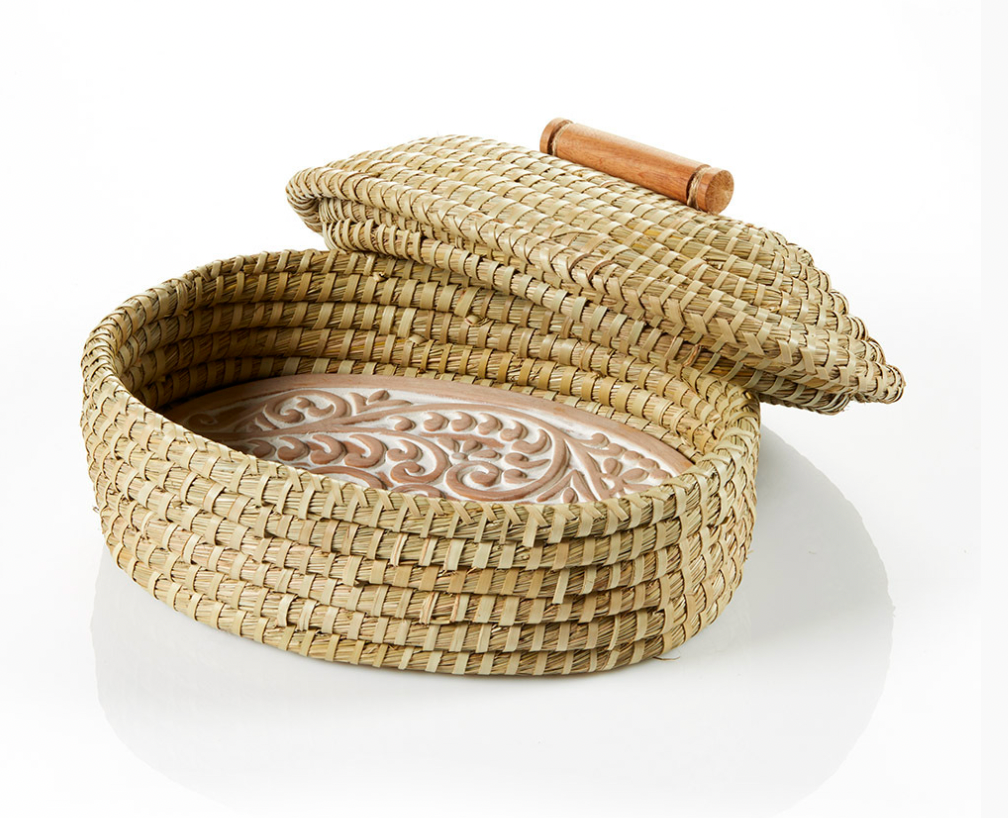 Lidded Breadwarmer Basket