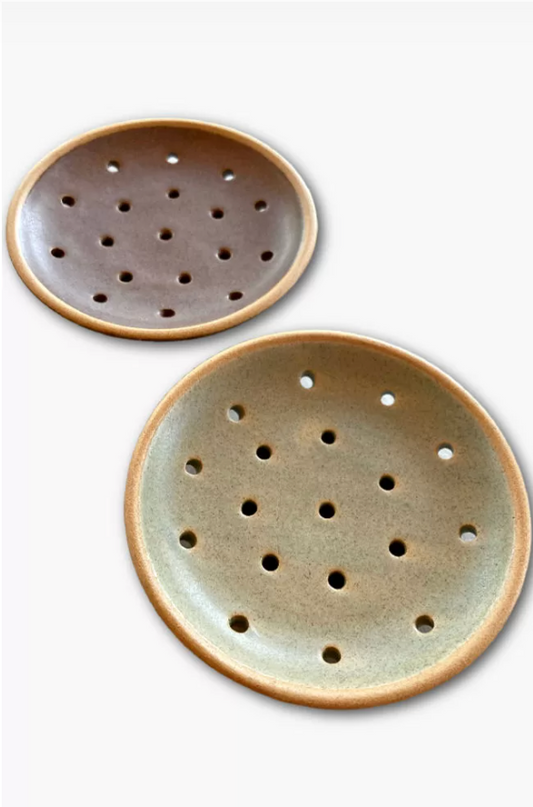 Round Ceramic Soap Dish