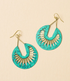 Nihira Teal Patina Earrings