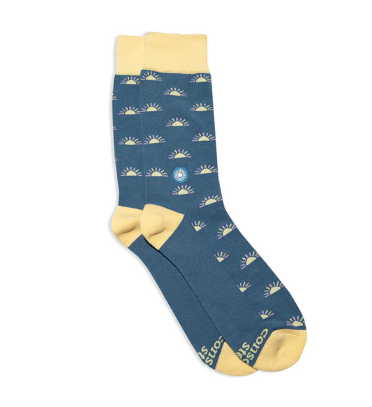 Socks That Support Mental Health-Rising Suns