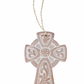 Fleurish Terracotta Celtic Cross Ornament