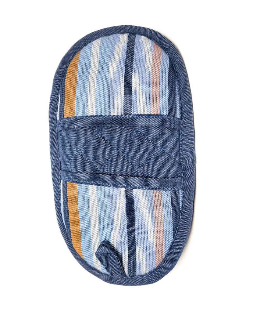 Double-Ended Oval Pot Holder - Azure