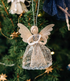 Praying Sinamay Angel Ornament