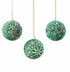 Quilled Christmas Ball Ornament-Green