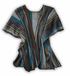 Mojana Striped Poncho