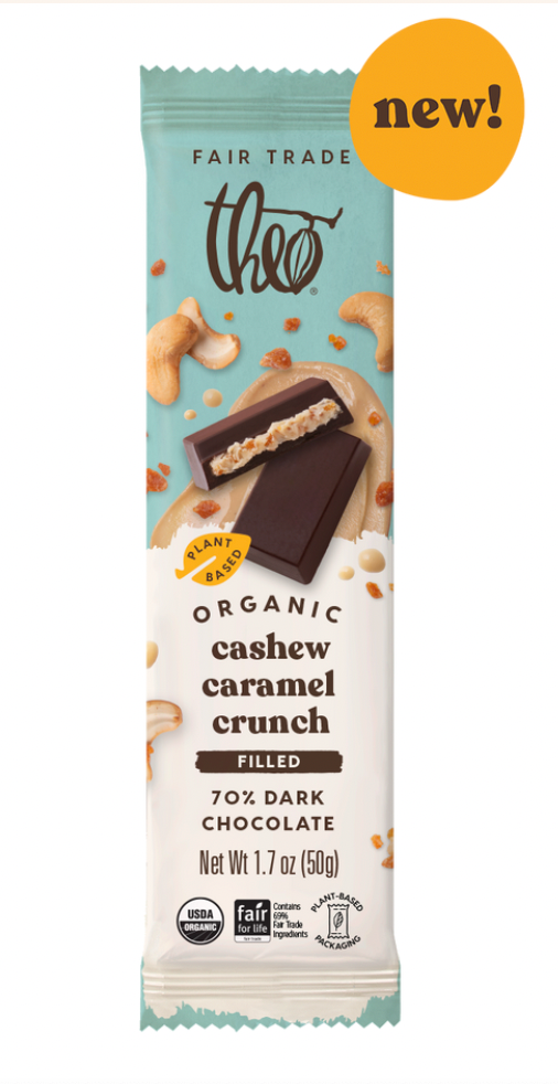 Theo Chocolate Cashew Caramel Crunch