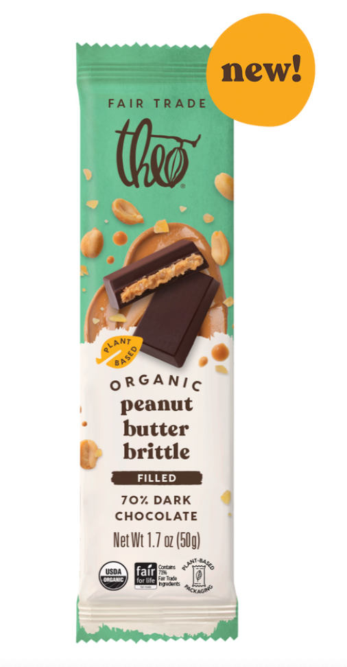 Theo Chocolate Peanut Butter Brittle