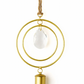 Suyra Two Circle Crystal Suncatcher Wind Chime - Hand Tuned