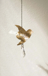 Surya Bird Engraved Brass Suncatcher