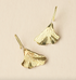Sayuri Ginkgo Leaf Drop Earrings