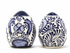 Encantada Salt & Pepper Shakers, Blue Flower