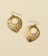 Yashi Embossed Statement Earrings