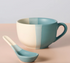 Pheeka Striped Jumbo Mug with Spoon