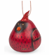 Cardinal Gourd Ornament